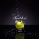 Acqua depurativa di limone, cetriolo e menta